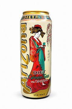 Аризона зеленый чай с женьшенем AriZona Diet Green Tea with Ginseng 650 мл id_4996 фото