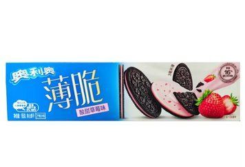 Печенье OREO Sweet and Sour Strawberry Кисло-Сладкая Клубника, 97 г id_3463 фото