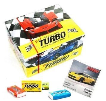Подарункова ретро-коробка жувальної гумки Turbo 100 шт. 350 г id_5134 фото