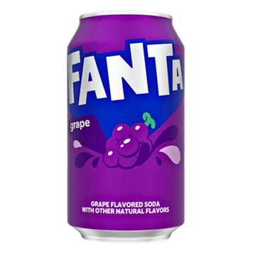 Газований напій Фанта зі смаком винограду Fanta Grape, 355 мл id_1786 фото