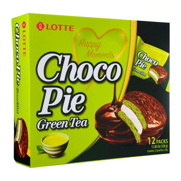 Тістечко шоколадне Choco Pie Зелений чай 336 г (12 х 28 г) id_3891 фото
