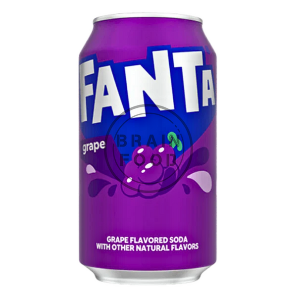 Газований напій Фанта зі смаком винограду Fanta Grape, 355 мл id_1786 фото