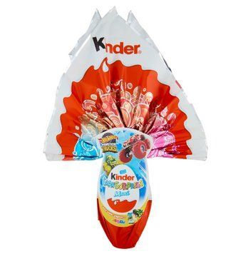 Большое шоколадное яйцо Kinder Gransorpresa Hot Wheels Киндер Хот Вилс 220 г id_3656 фото