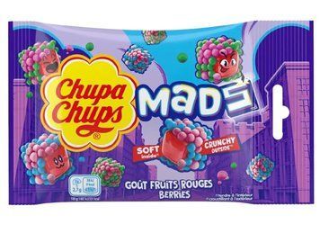 Жевательные конфеты Chupa Chups Mads Berries (Чупа Чупс красные ягоды) 45г id_5135 фото