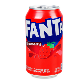 Газований напій Фанта зі смаком полуниці Fanta Strawberry, 355 мл id_1787 фото