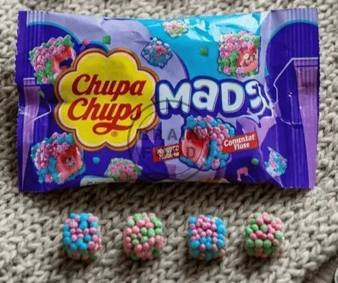 Жувальні цукерки Chupa Chups Mads Berries (Чупа Чупс червоні ягоди) 45г id_5135 фото