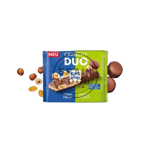 Шоколад Ritter Sport Crunchy Duo Ріттер Спорт хрумкі вершки та шоколадний хруст 218 г id_4501 фото