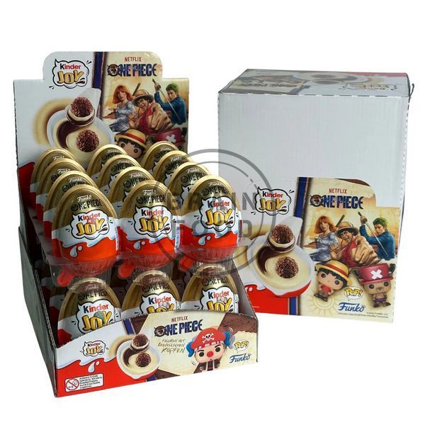 Фірмовий блок Kinder joy One Piece нова колекція Кіндер Джой Ван Піс, 24 шт id_5247 фото