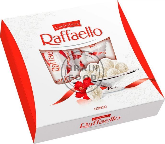 Подарочная коробочка конфет от Confetteria Raffaello Раффаэлло 260 г id_4723 фото