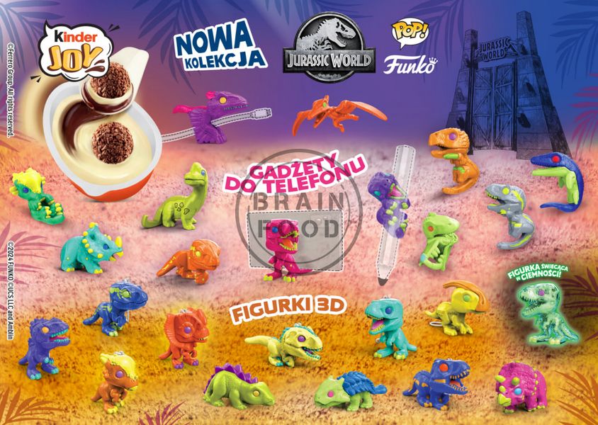 Kinder Joy Funko Pop Jurassic World (Світ Юрського періоду) 20 g id_2383 фото