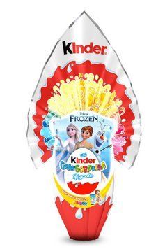 Большое шоколадное яйцо Kinder Gransorpresa Disney Frozen Киндер Ледяное Сердце 320 г id_3669 фото