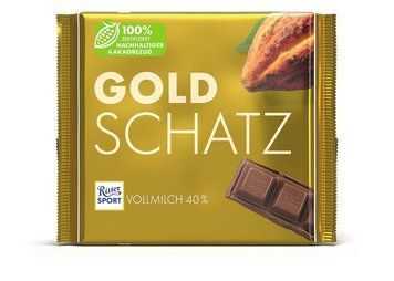Шоколад Ritter Sport Gold Schatz Риттер Спорт &laquo;Золотое сокровище&raquo; с высококачественным какао Trinitario 250 г id_4503 фото