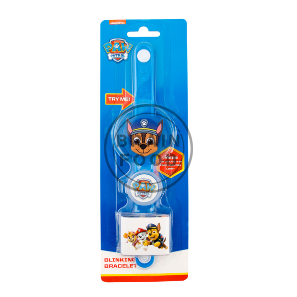 Браслет із цукерками Щенячий патруль "Paw Patrol Blinking Bracelet" (Гонщик) id_2006 фото