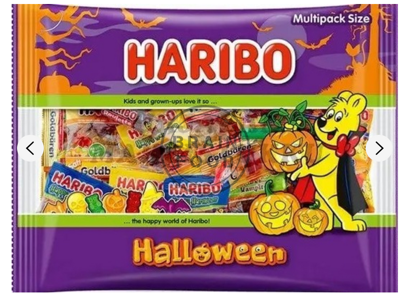 Желейні цукерки Haribo Halloween 38 міні-упакувань 550 г id_2650 фото