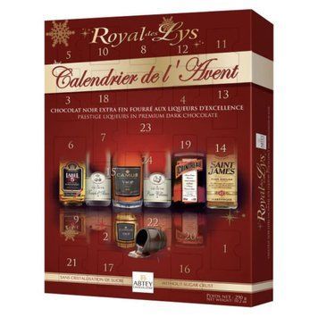 Адвент-календар Advent Calendar Royal des Lys Abtey з алкогольними цукерками 290 г id_2801 фото