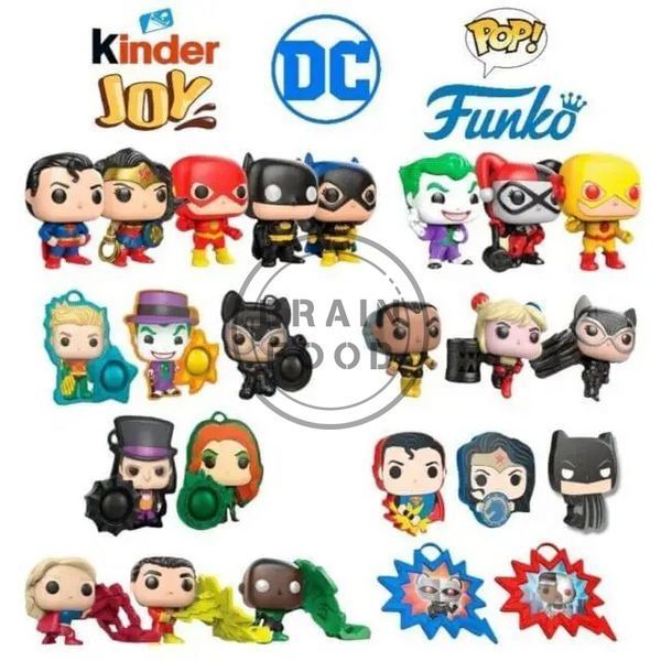 Шоколадное яйцо 2026 Kinder Joy Funko Pop DC Киндер джой DC 20г id_4707 фото