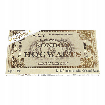 Шоколад молочний з хрустким рисом Гаррі Поттер Квиток до Хогвартсу Harry Potter Milk Chocolate 42 г id_2138 фото