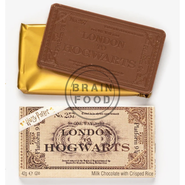 Шоколад молочний з хрустким рисом Гаррі Поттер Квиток до Хогвартсу Harry Potter Milk Chocolate 42 г id_2138 фото