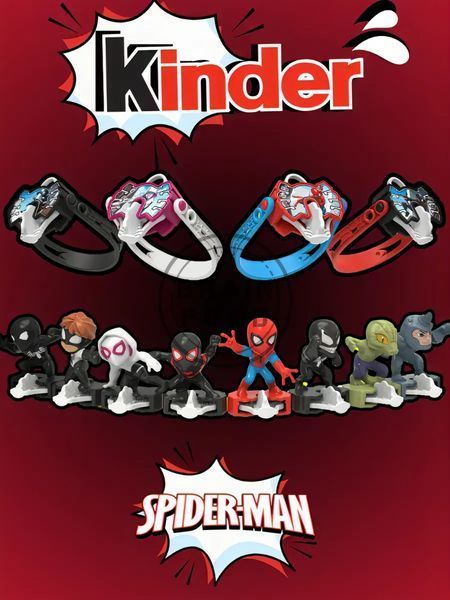 Шоколадное яйцо 2026 Kinder Joy из серии "Spider-Man" Человек-паук 20 г - Новая коллекция игрушек! id_4858 фото