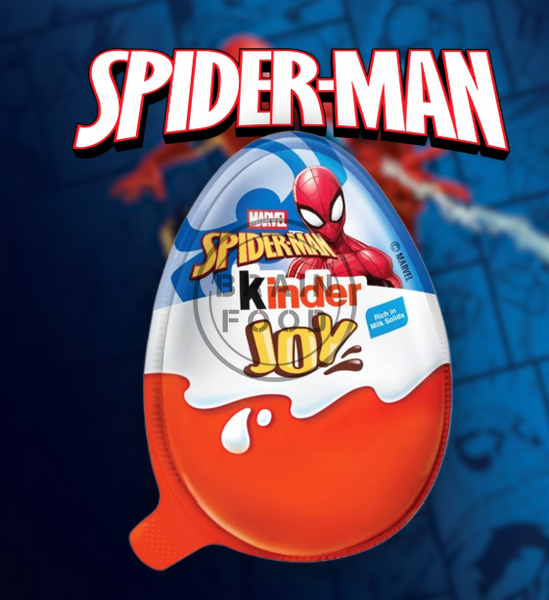 Шоколадное яйцо 2026 Kinder Joy из серии "Spider-Man" Человек-паук 20 г - Новая коллекция игрушек! id_4858 фото