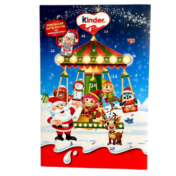 Адвент-календар Kinder Mini Mix Санта 151 г 	 id_4221 фото
