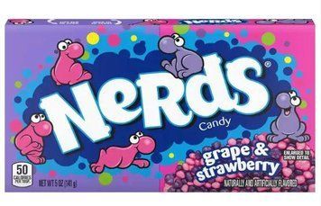 Цукерки із виноградом та полуницею (ньордс) Nerds Candy Grape & Strawberry 141,7 г id_3390 фото