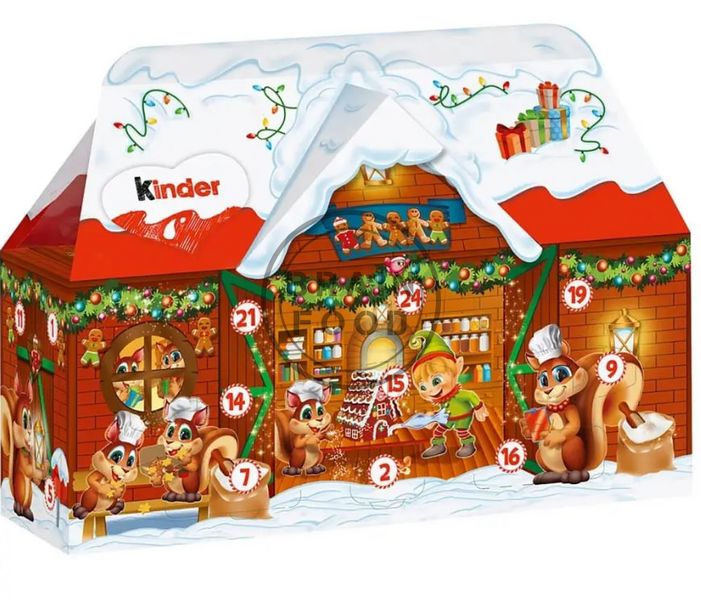 Адвент-календар Kinder Будиночок 3D, 234 г id_1322 фото