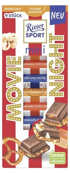 Набор мини-шоколадок Ritter Sport Mini Movie Night Mix 150 г, 9 шт. id_5253 фото