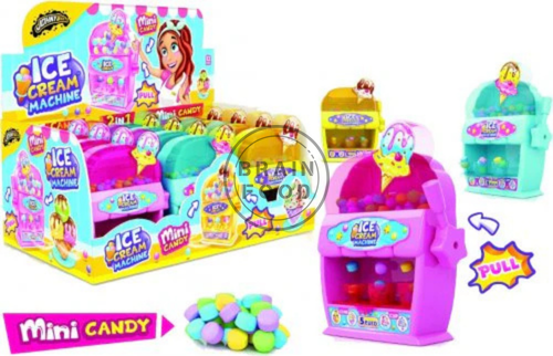 Фруктовые конфеты в Машине для мороженого Ice cream machine Johny Bee 8 г id_3952 фото