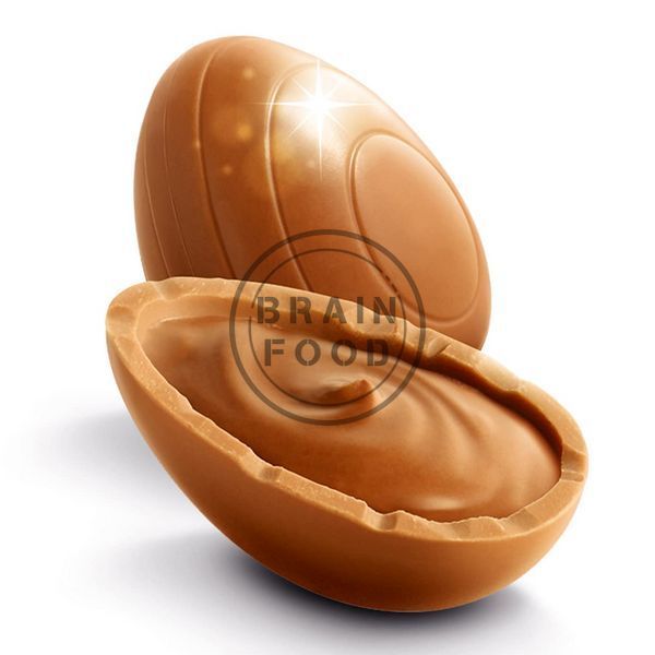 Шоколадные яйца Milka Fine Eggs Noisette Милка с кусочками фундука 90 г id_2356 фото