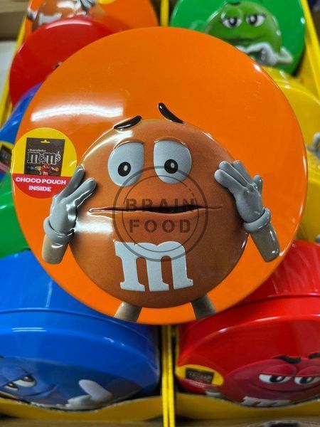 Драже M&M's в жестяной банке 200 г (оранжевый) 	 id_2265 фото