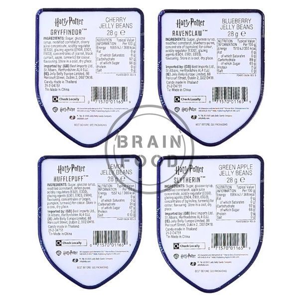 Бобы Harry Potter GRYFFINDOR Crest Tin со вкусом вишни, 28 г id_5265 фото