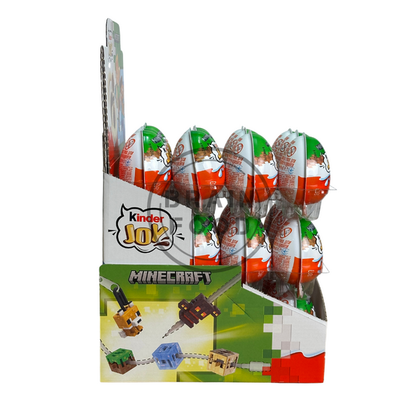 Шоколадне яйце Kinder Joy &ndash; Minecraft Кіндер Джой Майнкрафт (колекція 2026) коробка 36 шт х 20 г id_4671 фото