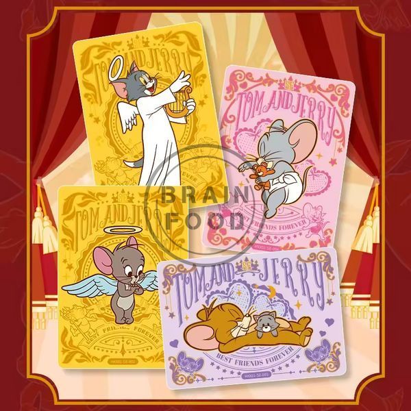 Оригінальні колекційні картки KAYOU Tom and Jerry по мультфільму &laquo;Том та Джеррі&raquo; із серії &laquo;Щасливі вороги&raquo; 1 упаковка, 5 карток id_4974 фото