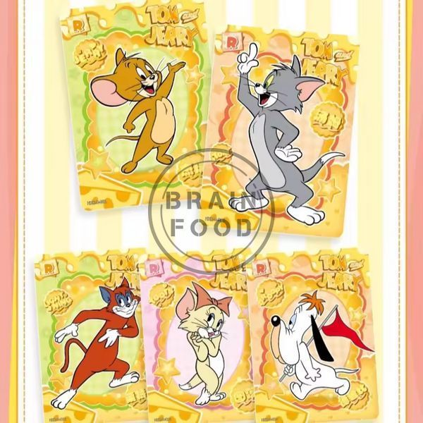 Оригинальные коллекционные карточки KAYOU Tom and Jerry по мультфильму &laquo;Том и Джерри&raquo;из серии &laquo;Счастливые враги&raquo; коробка - 18 упаковок, 90 карт id_4975 фото