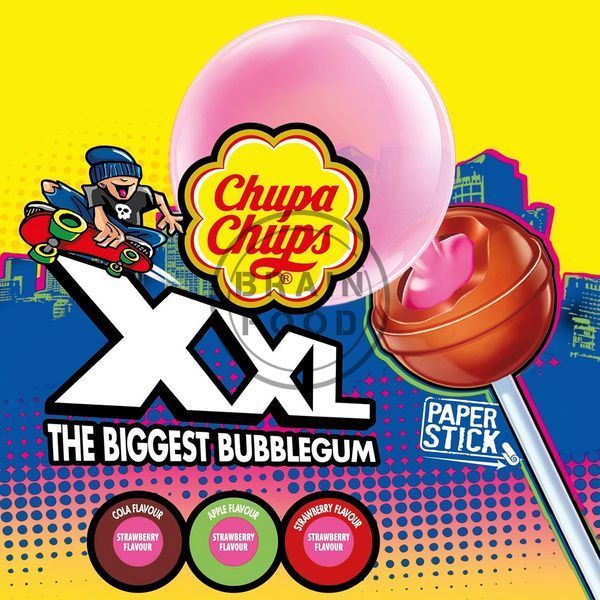 Цукерка Чупа-Чупс Chupa Chups XXL Bubblegum 3 смаки 29 г - 1 шт id_3913 фото