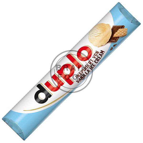 Вафельные батончики Ferrero Duplo Pralinen Vanilla Ice Cream Дупло со вкусом ванильного мороженого 10 шт 182г id_5047 фото
