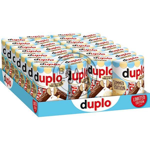 Вафельные батончики Ferrero Duplo Pralinen Vanilla Ice Cream Дупло со вкусом ванильного мороженого 10 шт 182г id_5047 фото