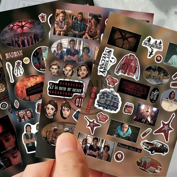 Великий набір наклейок Stranger Things "Дивні Дива", 160-180 шт, 8 листків id_4806 фото
