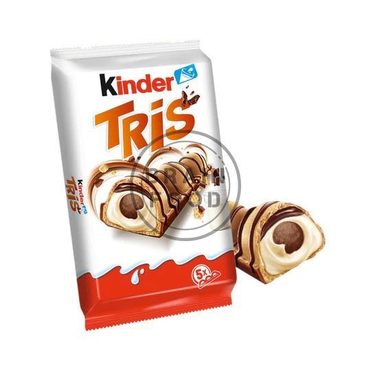 Шоколадный вафельный батончик Kinder Tris Киндер Трис 100 г (5 шт х 20 г) id_4810 фото