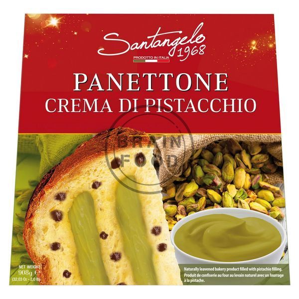 Панеттоне Santangelo Panettone Crema Di Pistacchio Сантанджело с фисташковым кремом 908 г id_4750 фото