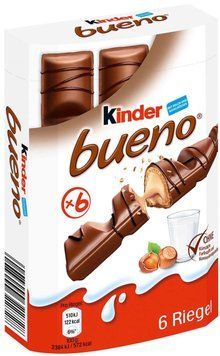 Вафли Kinder Bueno (Киндер Буэно) молочный шоколад, 6 батончиков -129 г id_4185 фото