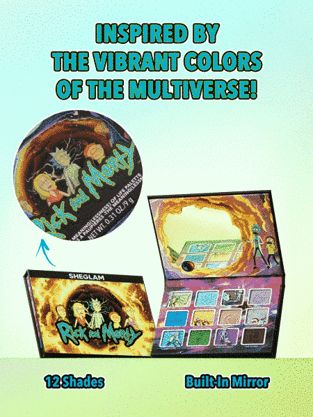 Лімітований набір декоративної косметики Rick and Morty X SHEGLAM Full Collection Set id_5284 фото
