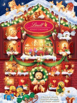 Адвент-календар Lindt Ведмедик Тедді 170 г id_1348 фото