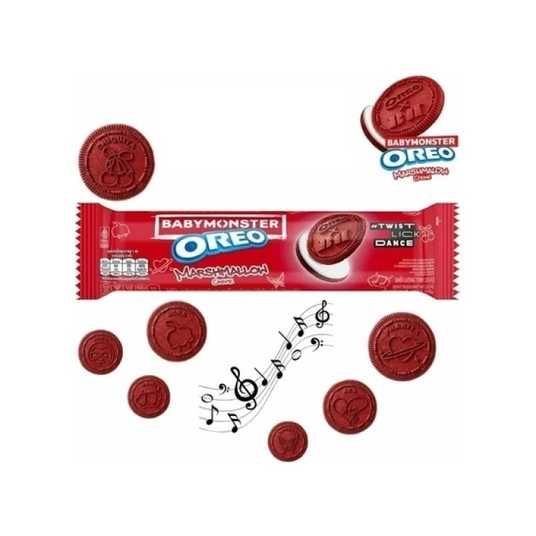 Печенье Oreo BabyMonster Red Sandwich Cookies with Marshmallow
