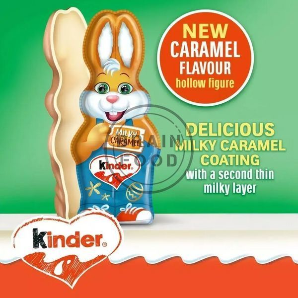 Шоколадный зайчик Kinder Milky Caramel 110 г id_3730 фото