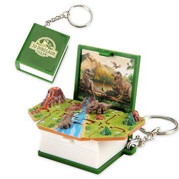 3D Брелок в виде складной книги "Динозавры" id_4983 фото
