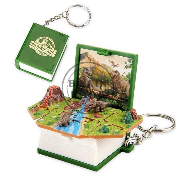 3D Брелок у вигляді складної книги "Динозаври" id_4983 фото