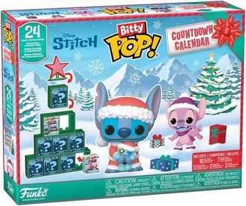 Адвент-календар 2025 Funko Bitty POP: Advent Calendar Stitch Holiday - Lilo and Stitch Фанко поп "Свято Стіча" Ліло та Стіч id_4542 фото