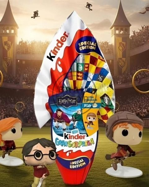 Большое шоколадное яйцо 2026 Kinder Gransorpresa Harry Potter киндер Гарри Поттер 220 г id_4684 фото